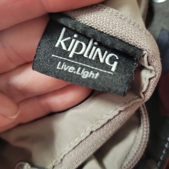 Kipling Elijah Backpack L Fem Camo Drawstring Top - Picture 13 of 13